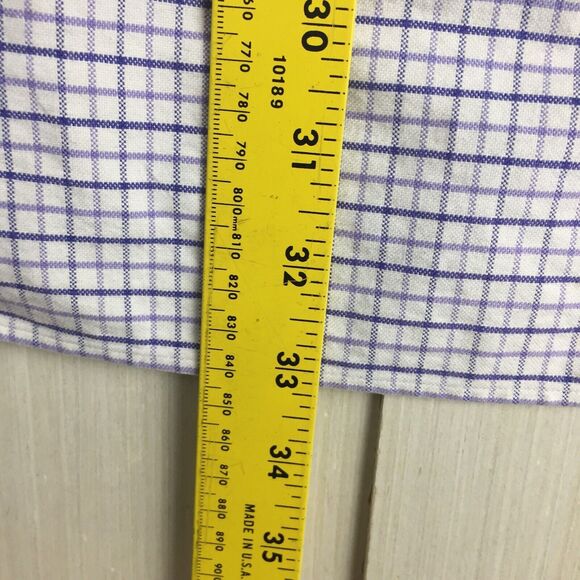 RALPH LAUREN Blake Men Blue Plaid Button Down Long Sleeve 100% Cotton Shirt XL - Picture 10 of 10